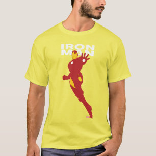 Iron Man Flat Color Character Art T-Shirt
