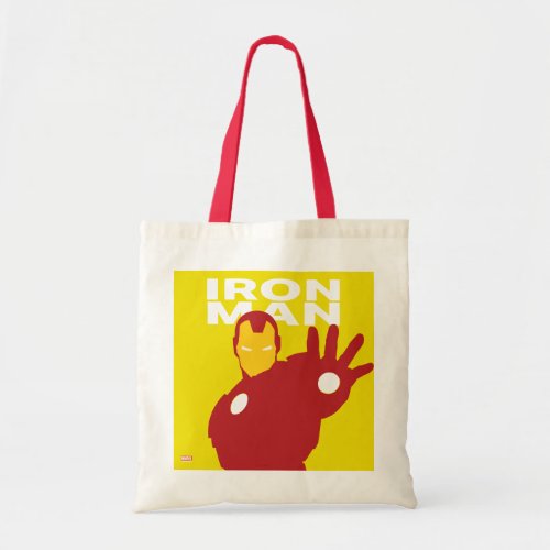 Iron Man Flat Color Character Art Tote Bag
