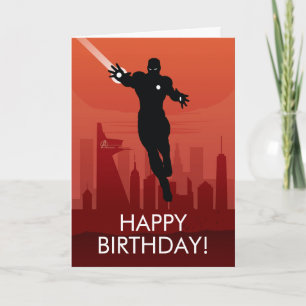 Iron Man Heroic Silhouette Card