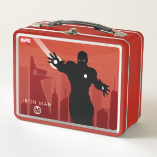 Iron Man Heroic Silhouette Metal Lunch Box