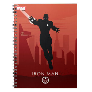 Iron Man Heroic Silhouette Notebook