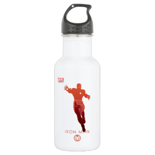 Iron Man Heroic Silhouette Stainless Steel Water Bottle