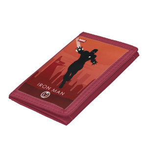 Iron Man Heroic Silhouette Trifold Wallet