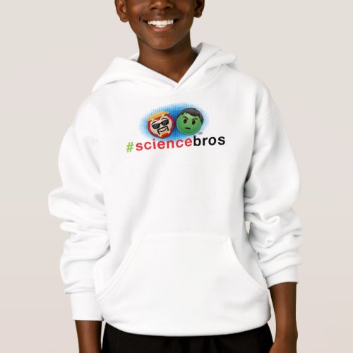 Iron Man  Hulk sciencebros Emoji Hoodie