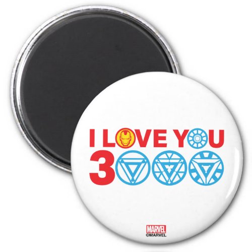 Iron Man  I Love You 3000 Magnet