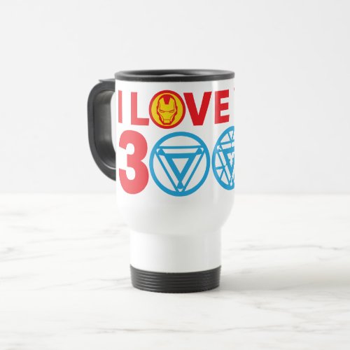 Iron Man  I Love You 3000 Travel Mug