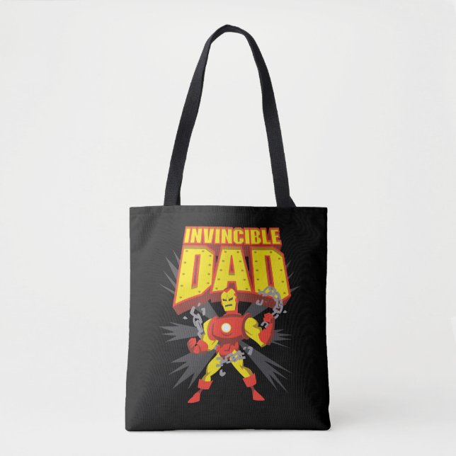 Iron Man | Invincible Dad Tote Bag (Front)