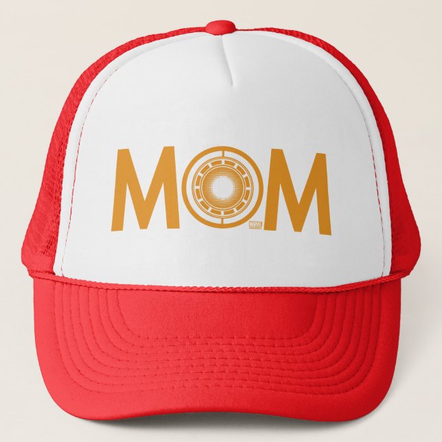 Iron Man Mom Trucker Hat (Front)