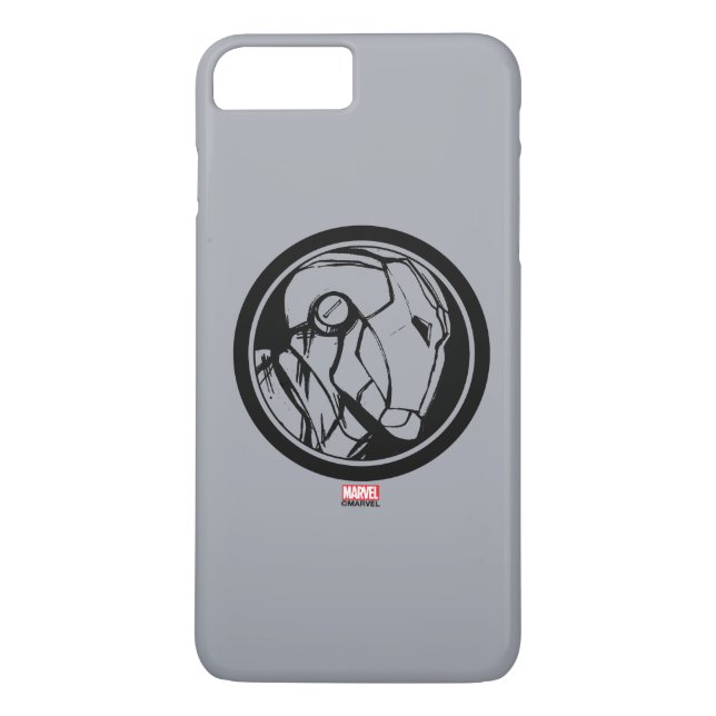 Iron Man Profile Logo Case-Mate iPhone Case (Back)