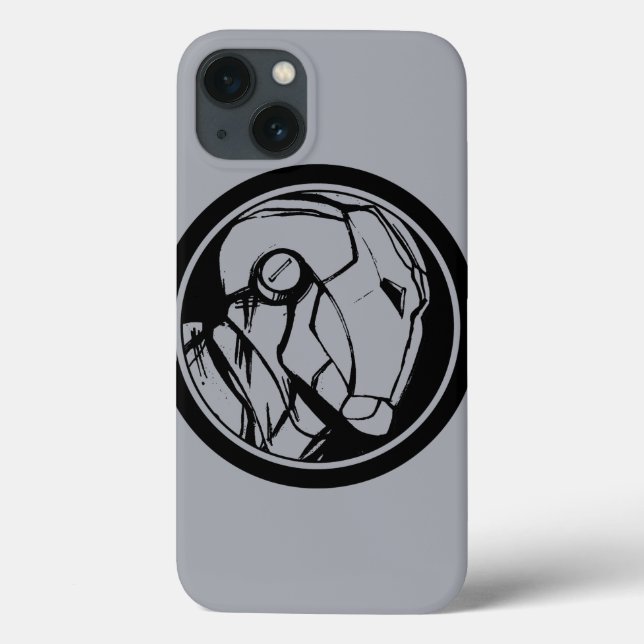 Iron Man Profile Logo Case-Mate iPhone Case (Back)