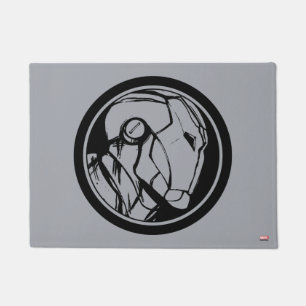 Iron Man Profile Logo Doormat