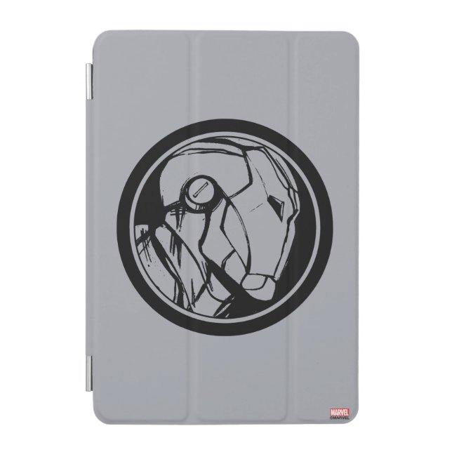 Iron Man Profile Logo iPad Mini Cover (Front)