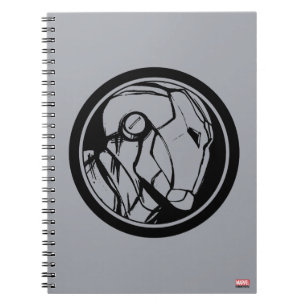 Iron Man Profile Logo Notebook