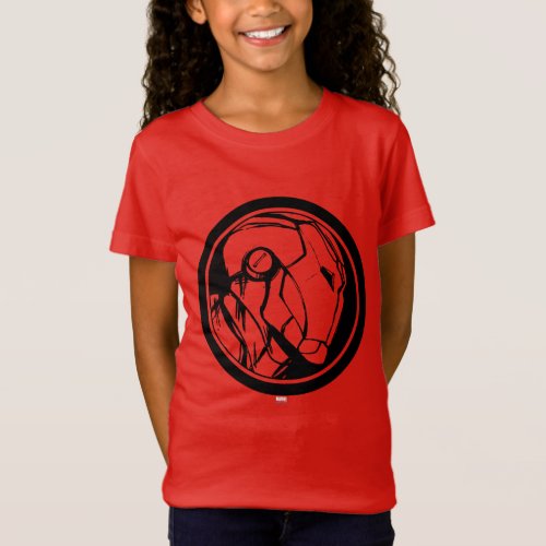 Iron Man Profile Logo T_Shirt