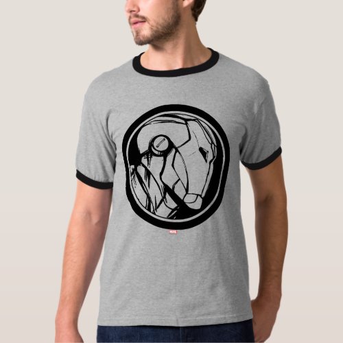 Iron Man Profile Logo T_Shirt