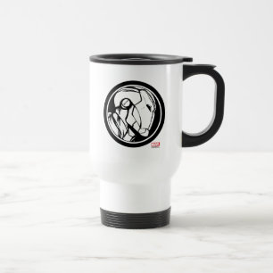 Iron Man Profile Logo Travel Mug
