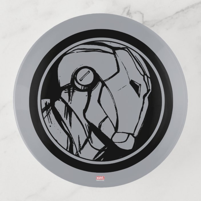 Iron Man Profile Logo Trinket Trays Zazzle Com Iron Man Profile Logo Trinket Trays Zazzle Com