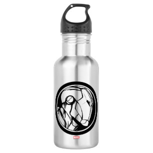 Iron Man Profile Logo Water Bottle