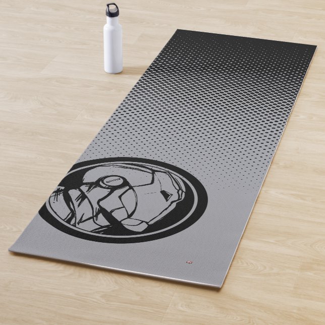 Iron Man Profile Logo Yoga Mat (In Situ)