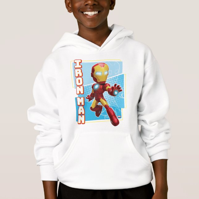 Iron Man Repulsor Gauntlet Hoodie (Front)