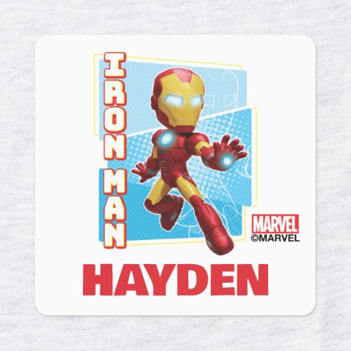 Iron Man Repulsor Gauntlet Kids Labels