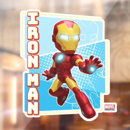 Iron Man Repulsor Gauntlet Window Cling