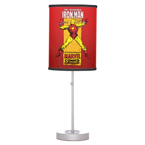 Iron Man Retro Breaking Chains Comic Table Lamp