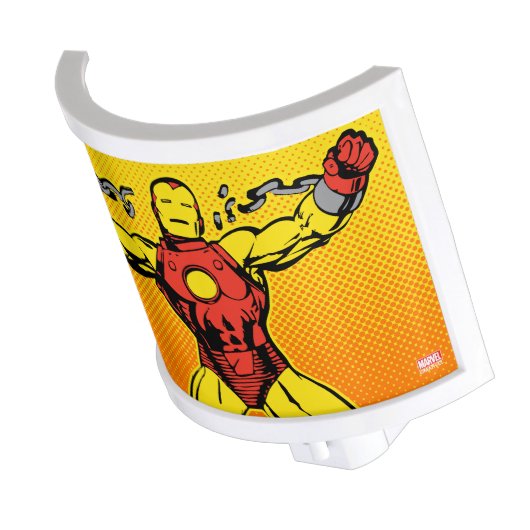 Iron Man Retro Breaking Chains Night Light (Angled)