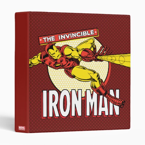 Iron Man Retro Character Graphic Binder