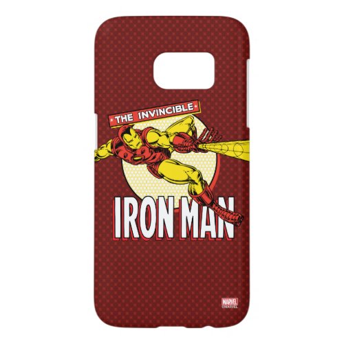 Iron Man Retro Character Graphic Samsung Galaxy S7 Case