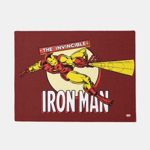 Iron Man Retro Character Graphic Doormat