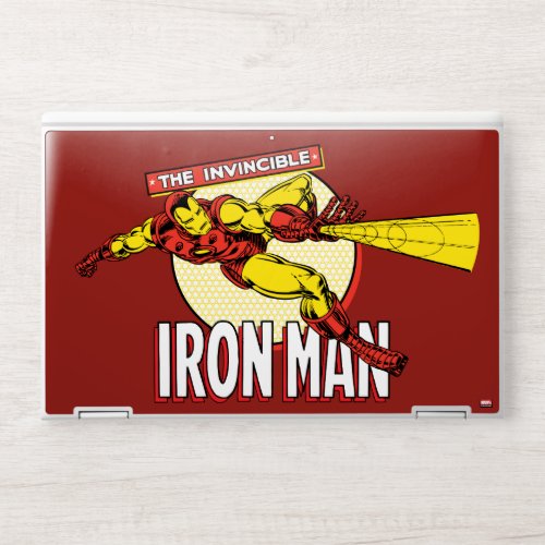 Iron Man Retro Character Graphic HP Laptop Skin