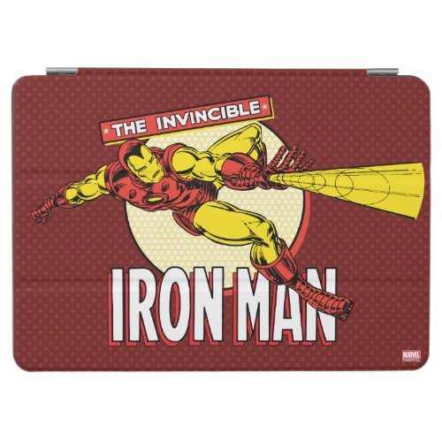 Iron Man Retro Character Graphic iPad Air Cover