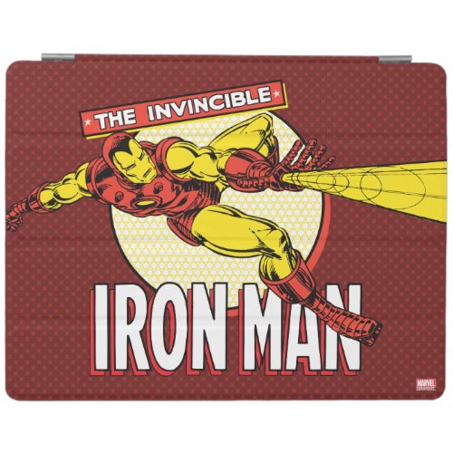 Iron Man Retro Character Graphic iPad Smart Cover