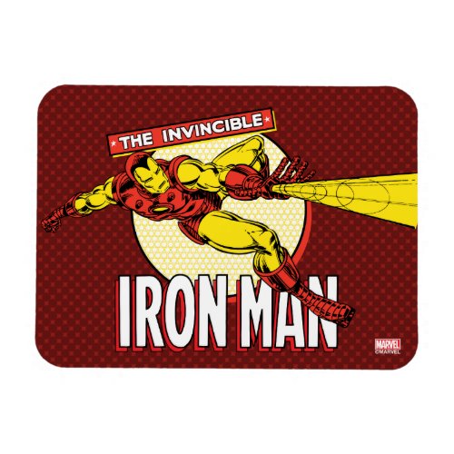 Iron Man Retro Character Graphic Magnet
