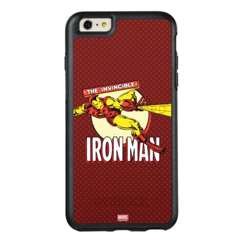 Iron Man Retro Character Graphic OtterBox iPhone 66s Plus Case