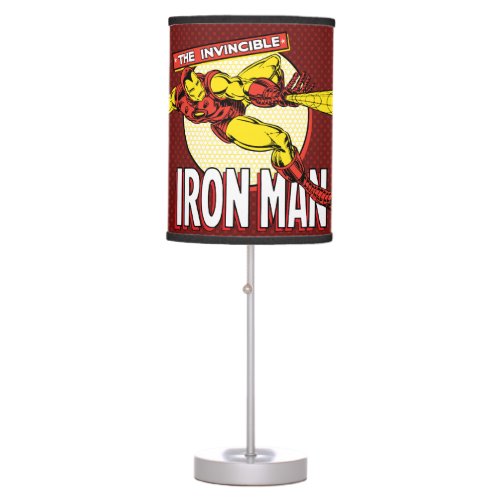 Iron Man Retro Character Graphic Table Lamp
