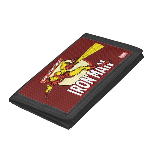 Iron Man Retro Character Graphic Trifold Wallet
