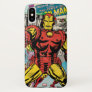 Iron Man Retro Comic Collage iPhone X Case