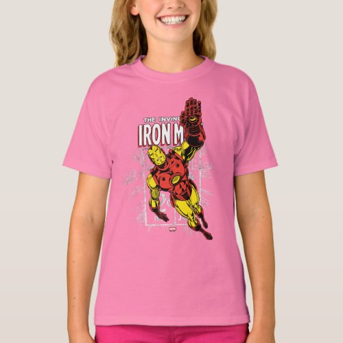 Iron Man Retro Comic Price Graphic T_Shirt