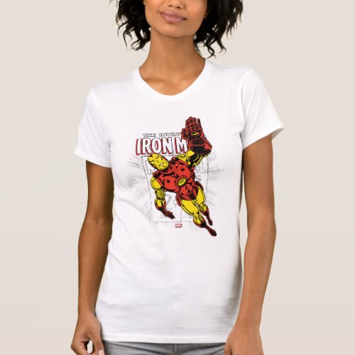 Iron Man Retro Comic Price Graphic T_Shirt