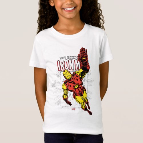 Iron Man Retro Comic Price Graphic T_Shirt