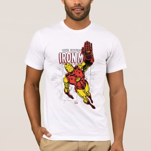 Iron Man Retro Comic Price Graphic T_Shirt