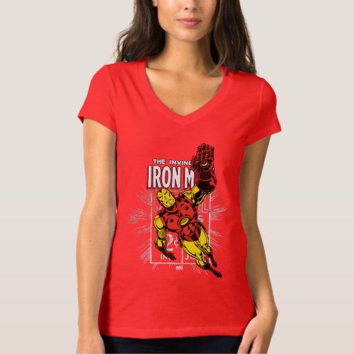 Iron Man Retro Comic Price Graphic T_Shirt
