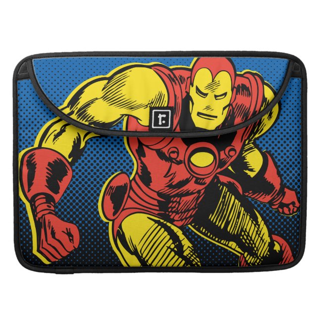 Iron Man Retro Flying Sleeve For MacBook Pro (Front Closed)