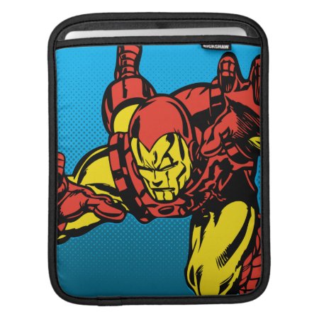 Iron Man Retro Grab Ipad Sleeve