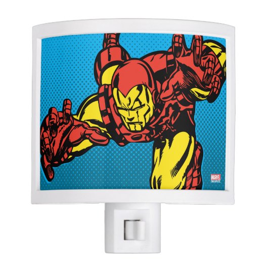 Iron Man Retro Grab Night Light (Front)