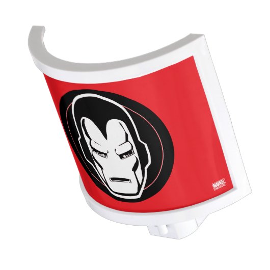 Iron Man Retro Icon Night Light (Angled)