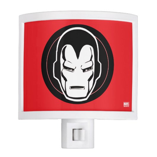 Iron Man Retro Icon Night Light (Front)
