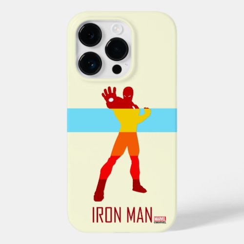 Iron Man Silhouette Color Block Case_Mate iPhone 14 Pro Case